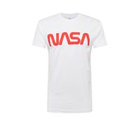 Mister Tee T-Shirt 'NASA Worm' orange clair / blanc, Taille XS
