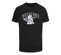 Mister Tee T-Shirt 'Never Not Bored' noir / blanc, Taille XL