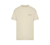 Mister Tee T-Shirt 'Never Too Late To The Party' vert foncé / blanc cassé, Taille L