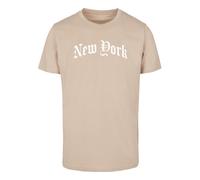 Mister Tee T-Shirt 'New York' beige / blanc cassé, Taille M