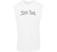 Mister Tee T-Shirt 'New York' noir / blanc, Taille L