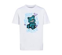 Mister Tee T-Shirt 'Nice But Devilish' blanc, Taille 158-164