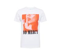 Mister Tee T-Shirt 'No Mercy' orange / noir / blanc, Taille M
