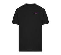 Mister Tee T-Shirt 'Street Rush Car' violet / violet clair / noir / blanc, Taille L