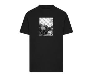 Mister Tee T-Shirt 'Not Just A Game' gris / noir / blanc, Taille L