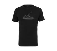 Mister Tee T-Shirt 'One Line Sneaker' noir / blanc, Taille XS