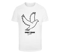 Mister Tee T-Shirt 'Only Fear God' noir / blanc, Taille XXL
