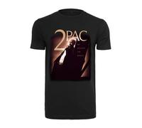 Mister Tee T-shirt homme Tupac «Me Against The World» noir manches courtes XS