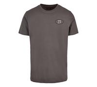 Mister Tee T-Shirt 'Own Your Game' gris foncé / noir / blanc, Taille M