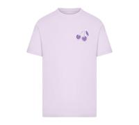 Mister Tee T-Shirt 'Paradise Cherries' violet / lavande, Taille S