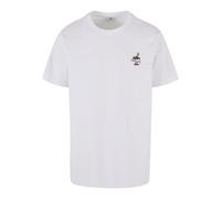 Mister Tee T-Shirt 'Peace Noodles' jaune / rouge foncé / noir / blanc, Taille M