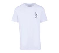 Mister Tee T-Shirt 'Peace Sign' noir / blanc, Taille S