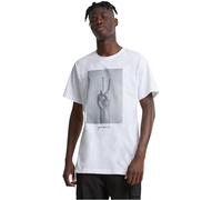 Mister Tee T-Shirt Peace Sign pour Homme, Blanc., M
