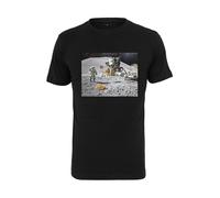 Mister Tee T-Shirt 'Pizza Moon Landing' jaune / gris / anthracite / noir, Taille XXL