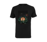 Mister Tee T-Shirt 'Pizza Plant' vert / orange / rouge / noir, Taille L