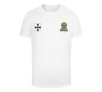 Mister Tee T-Shirt 'Portugal' kaki / noir / blanc, Taille S