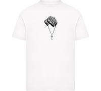 Mister Tee Mtk389-kids Faith Meets Strength Tee T-Shirt, Blanc, 146-152 Garçon