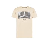 Mister Tee T-Shirt 'Pray' sable / noir / blanc, Taille S