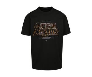 Mister Tee T-Shirt 'Razzia' lilas / orange / noir / blanc, Taille M