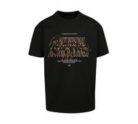 Mister Tee T-Shirt 'Razzia' lilas / orange / noir / blanc, Taille S