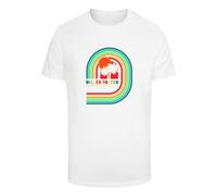 Mister Tee T-Shirt 'Roller Skater' mélange de couleurs / blanc, Taille XL