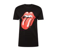 Mister Tee T-Shirt 'Rolling Stones Tongue' rouge / noir / blanc, Taille XS