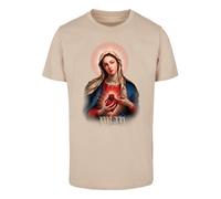 Mister Tee T-Shirt sable / bleu / rouge, Taille M