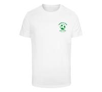 Mister Tee T-Shirt 'See you on the Field' gris / vert / noir / blanc, Taille L