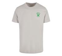 Mister Tee T-Shirt 'See you on the Field' gris / vert / noir / blanc, Taille XL