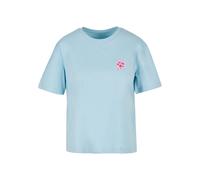 Mister Tee T-shirt 'Self Love Club' bleu clair / orchidée / rose / noir, Taille XXL