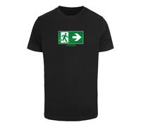 Mister Tee T-Shirt 'Skate Exit' vert / noir / blanc, Taille M