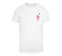Mister Tee T-Shirt 'Skulls Bento' rouge / noir / blanc, Taille S