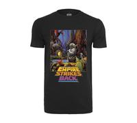 Mister Tee T-Shirt 'Star Wars Yoda Poster' mélange de couleurs / noir, Taille S