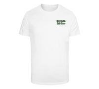 Mister Tee T-Shirt 'Stay Real & Rise Above' gris clair / vert foncé / noir / blanc, Taille XXL