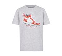 Mister Tee T-Shirt 'Tagged Sneaker' gris clair / orange / blanc, Taille 122-128