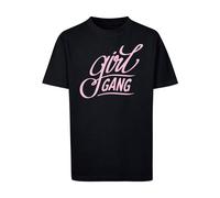 Mister Tee T-Shirt 'The Girl Gang' rose clair / noir, Taille 134-140