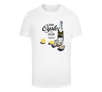 Mister Tee T-Shirt 'The Oyster Club' jaune / vert foncé / noir / blanc, Taille L