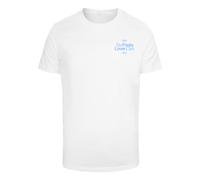 Mister Tee T-Shirt 'The Pasta Lover Club' bleu clair / mélange de couleurs / blanc, Taille XXL