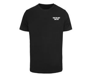 Mister Tee T-Shirt 'They're Not Like Us' noir / blanc, Taille XS