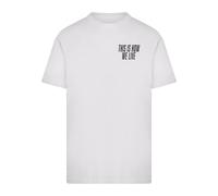 Mister Tee T-Shirt 'This Is How We Live' noir / blanc, Taille L