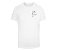 Mister Tee T-Shirt 'Trust Definition' noir / blanc, Taille L