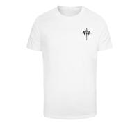Mister Tee T-Shirt 'Trust In Faith' noir / blanc, Taille XS