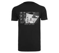 Mister Tee T-Shirt 'Trust No One' gris / gris clair / noir, Taille L