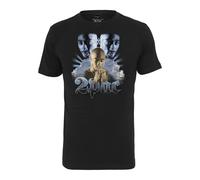 Mister Tee T-Shirt 'Tupac Heaven' mélange de couleurs / noir, Taille XS