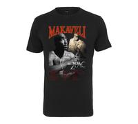 Mister Tee T-Shirt 'Tupac Makaveli' gris / rouge clair / noir, Taille XXL