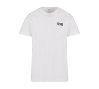 Mister Tee T-Shirt 'USA' noir / blanc, Taille XL