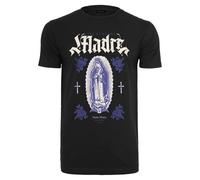 Mister Tee T-Shirt 'Viva Nuestra Madre' beige / violet / noir, Taille XS