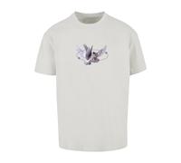 Mister Tee T-Shirt ' Vive la Liberte' gris / mélange de couleurs, Taille S