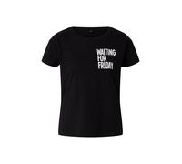 Mister Tee T-shirt 'Waiting For Friday' noir / blanc, Taille S