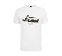 Mister Tee T-Shirt 'Weekend Wolf' beige / bleu / noir / blanc, Taille XS